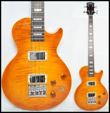 EDWARDS by ESP E-LB-85 HB Honey Sunburst Les Paul Bass Ship From Japan