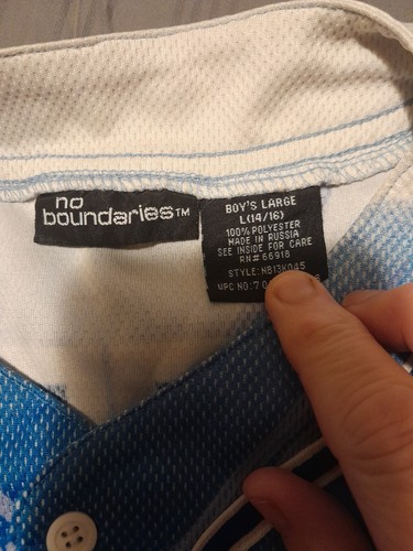 Boys No Boundries Blue Anime Button Shirt Size L 14-16 Good Preowned Condition - Picture 3 of 9