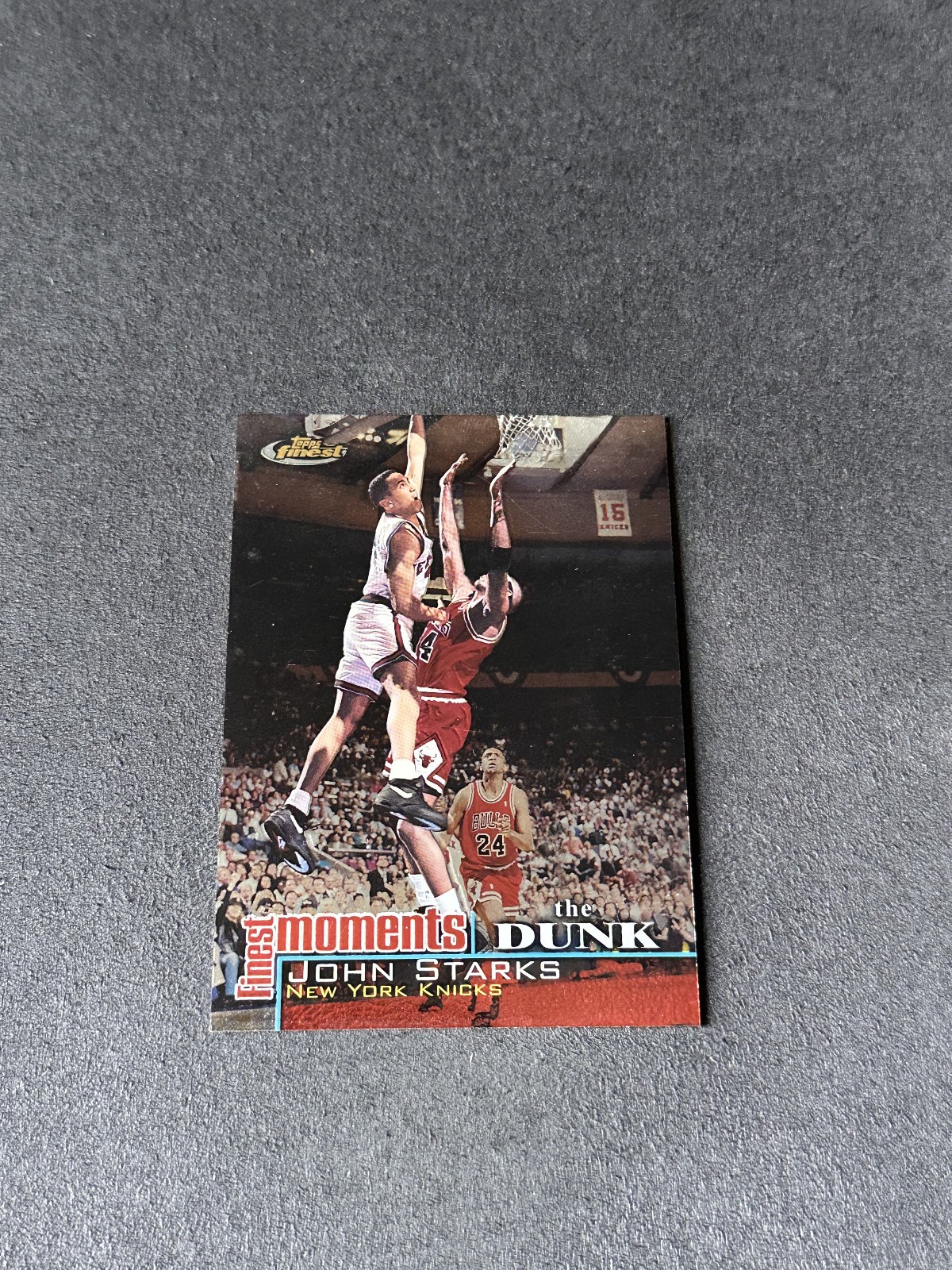 John Starks 2000 Topps Finest #FM-JS Finest Moments /1000 Price 