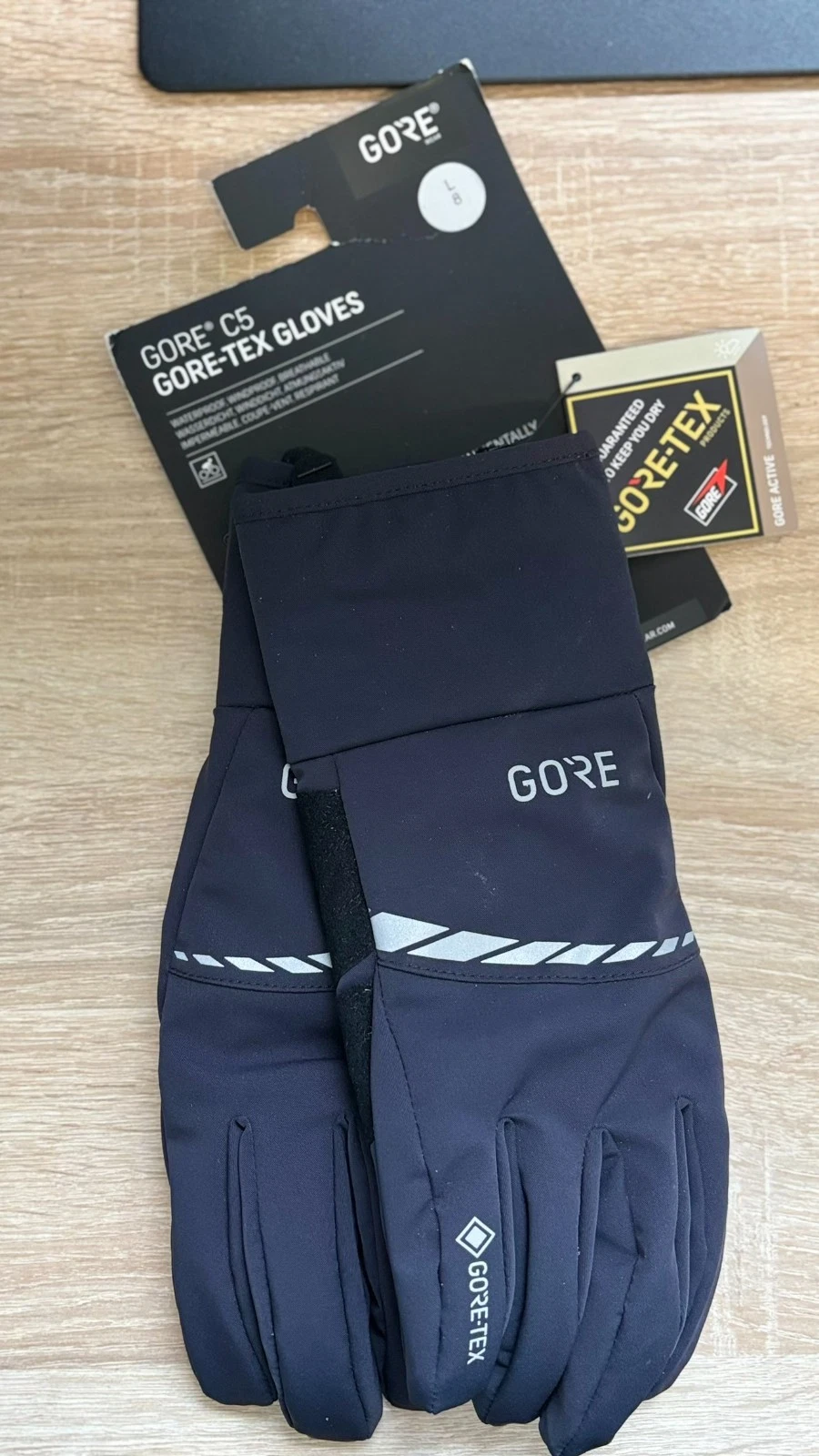 Gore Wear C5 Gore-Tex Waterproof Gloves, Breathable & Windproof - Large
