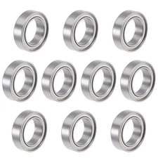 10pcs MR117ZZ Deep Groove Ball Bearing 7x11x3mm Double Shielded Chrome Bearings