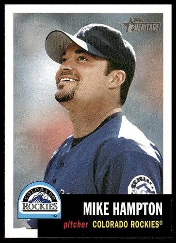 2002 Topps Heritage Mike Hampton #223 card