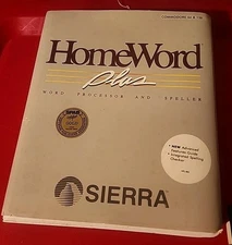 Homeword Plus (Word Processor by Sierra) For Commodore 64- Master Copy + Backup 