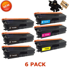 6PK TN436 TN433 Toner Set 2 Black for Brother MFC-L8900CDW MFC-L9570CDW