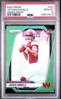 2024 PANINI PRIZM GREEN PRIZM #347 JAYDEN DANIELS ROOKIE RC PSA 10 POP 73