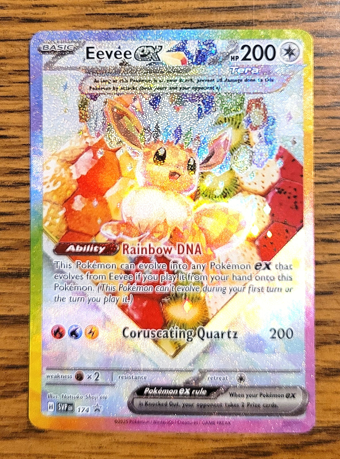 Eevee EX 174 Black Star Promo - Scarlet & Violet - SVP Pokemon Card TCG - NM