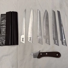 Kershaw Kai Knife Set w/Case-6 Interchangeable Blades-Butcher-Kitchen-Camping