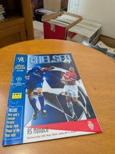 Chelsea v AS Monaco Champions League semi final Programme 05/05/2004