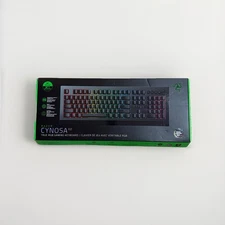 Razer Cynosa V2 Gaming Keyboard Customizable Chroma RGB Lighting with wrist rest