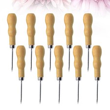 10 Pcs Multi-purpose Heavy Duty Hand Sewing Needles Awl Kit Craft Tool