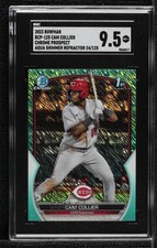 2023 Bowman Chrome Prospects Aqua Shimmer Refractor Cam Collier SGC 9.5 09an