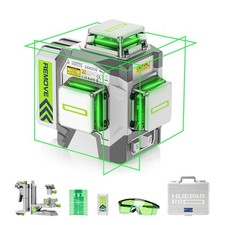 Huepar Pro Laser Level 3 * 360 Self Leveling, Highly Accurate ZK03CG Green