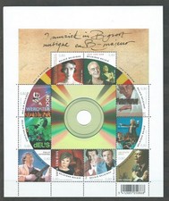 Belgium - Mail 2008 Yvert 3830/9 ** MNH Music