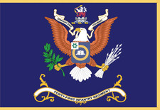 Rectangle Flags - 41st Infantry Regiment - STRAIGHT AND STALWART X 300