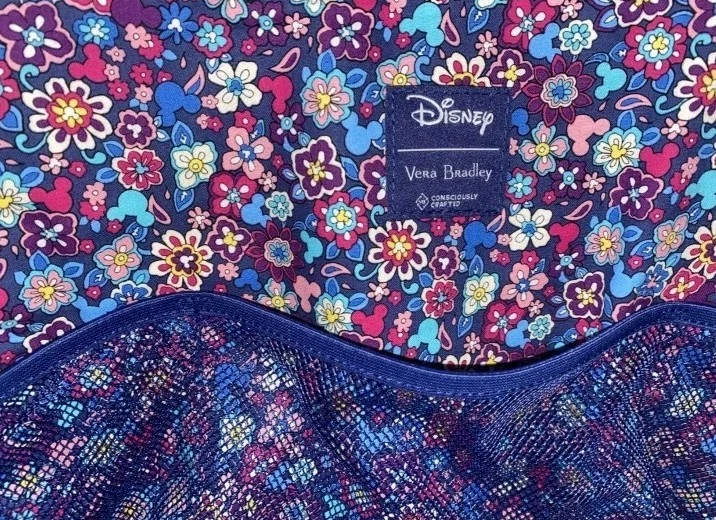 Vera Bradley X Disney Sensational Six Paisley Minnie Mickey Weekender Duffle Bag - Image 3 of 4