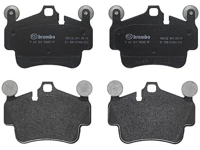 Brembo 35FN43G Front Brake Pad Set Fits 2006-2012 Porsche Cayman S PRIME Low-Met