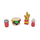 Genuine LEGO® Minifigure Fast Food Burger Fries Cola Drink Diner Cafe Furniture