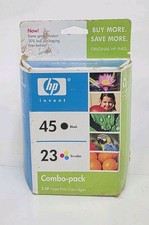 HP 45 23 Black  Tri-color Inkjet Cartridges Combo-Pack HP C8790FN Exp 12-07