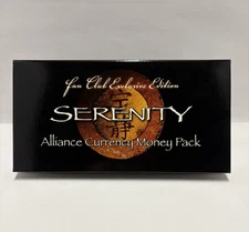 CIB Firefly Alliance Currency Money Pack 2006 Qmx Serenity Fan Club Exclusive