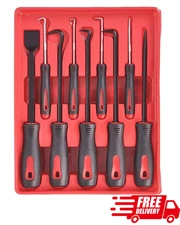 9Pcs Hook Pick and Scraper Tool Set Automotive O Ring Seal Gasket Removal Kit