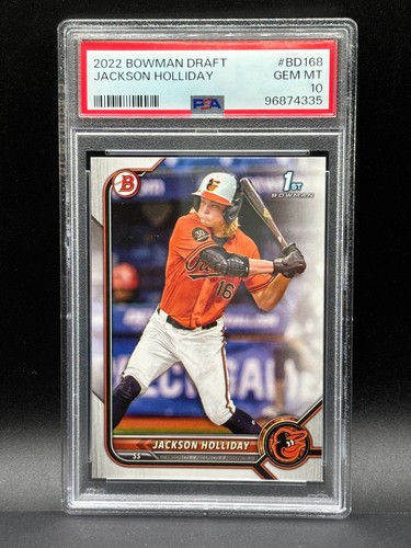 2022 1st Bowman Draft #BD168 Jackson Holliday PSA 10