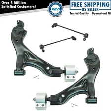 4 Piece Suspension Kit Control Arm w/ Ball Joint Assemblies & Sway Bar End Links