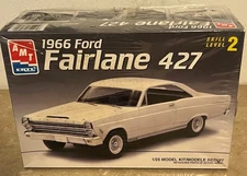 AMT 1966 Ford Fairlane 427 1/25 Model Kit #6180 1993 SEALED
