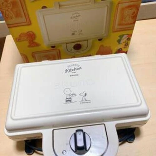 Bruno x PEANUTS SNOOPY Hot Sandwich Maker Double BOE-069 AC100V Japan  New - Image 3 of 4