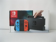 Nintendo Switch Empty Box Only Console Red Blue Original Inserts First Release