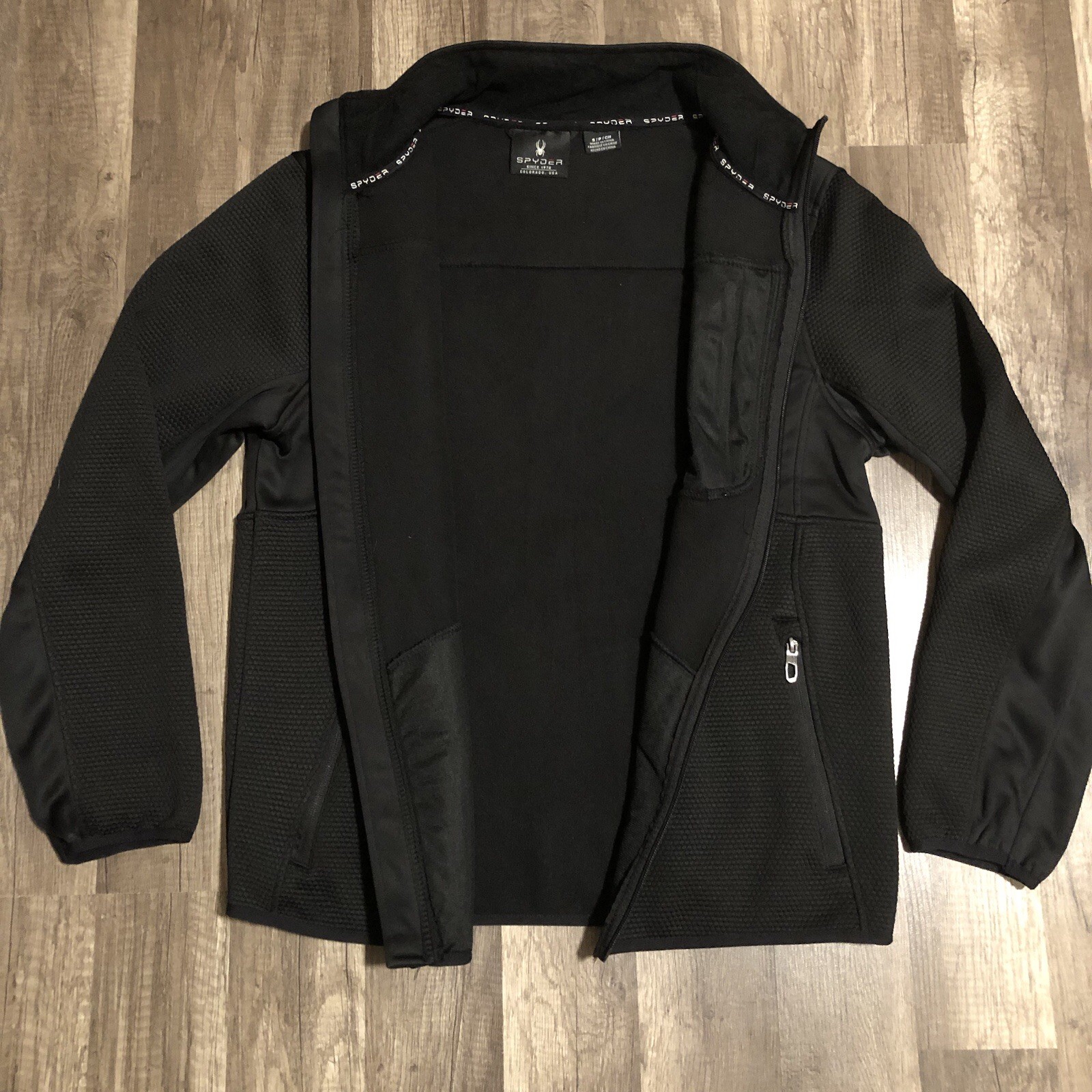 Spyder Black Full Zip Performance Jacket Men’s Sm… - image 3