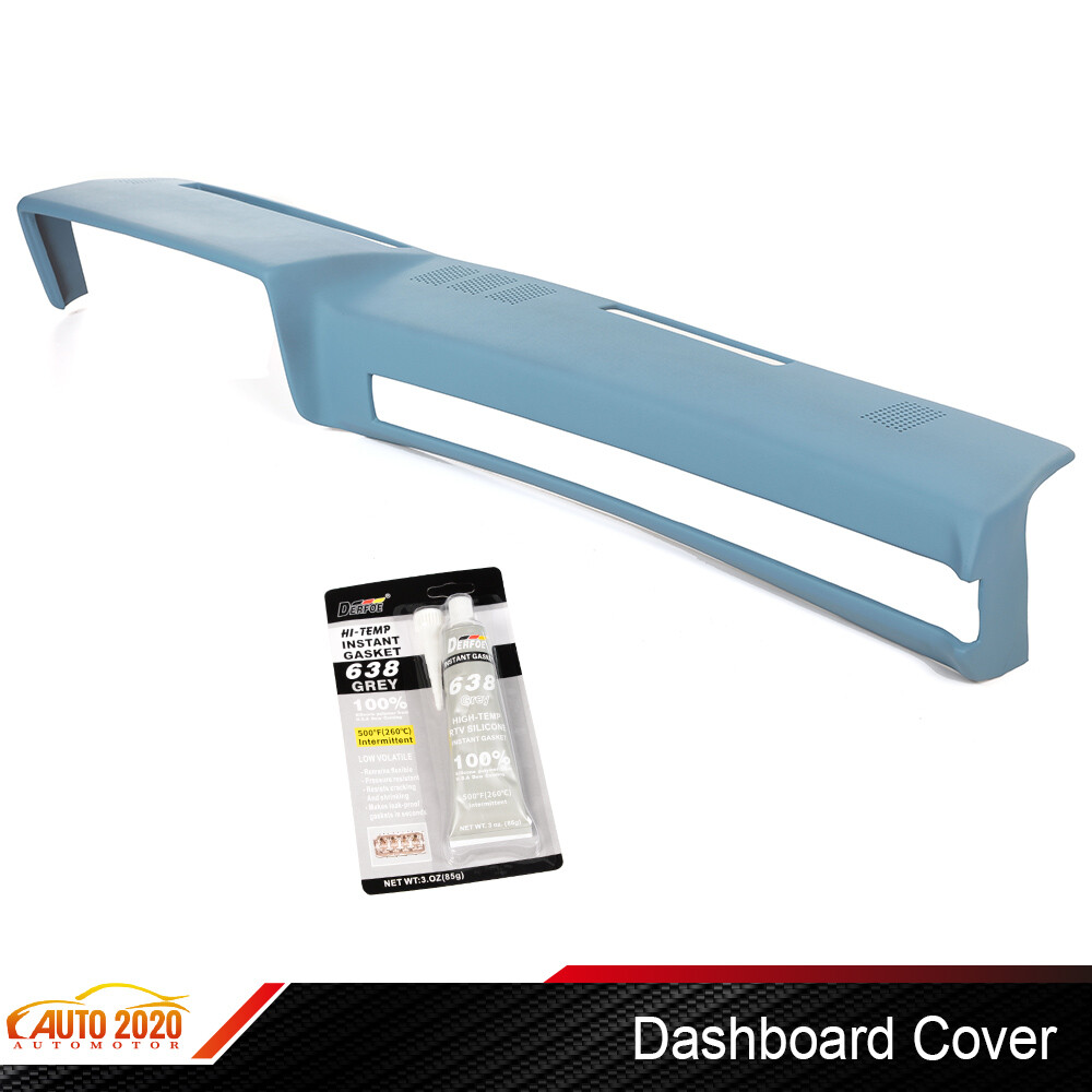 Sky Blue Dash Pad Cover for 1981-1991 Chevy GMC SUV & Pickup Trucks