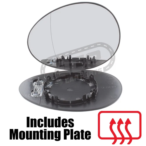 BMW Mini R56 2006-2014 Heated Wing Mirror Glass Wide Angle Passenger Side Left