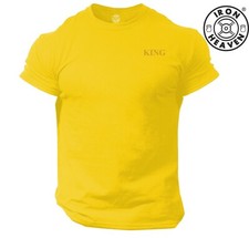 King T Shirt Small Gym Clothing Bodybuilding Training Workout Fitness Boxing Top