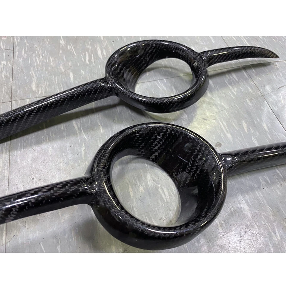 Carbon Fog Light Lamp Cover 2PCS for Porsche Cayman S 987 2006-2008 2DR Foto 2 de 4