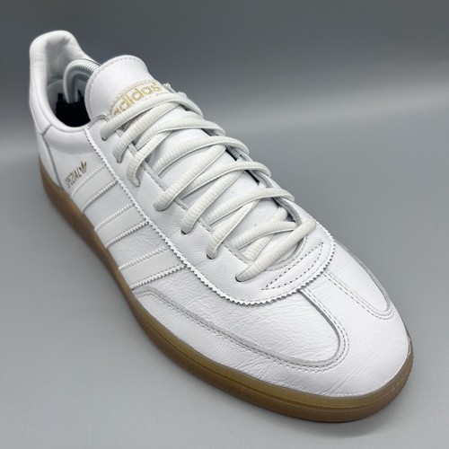 2020 Adidas Originals Handball Spezial GZ8343 White Gold Gum Mens Uk 10 Terraces