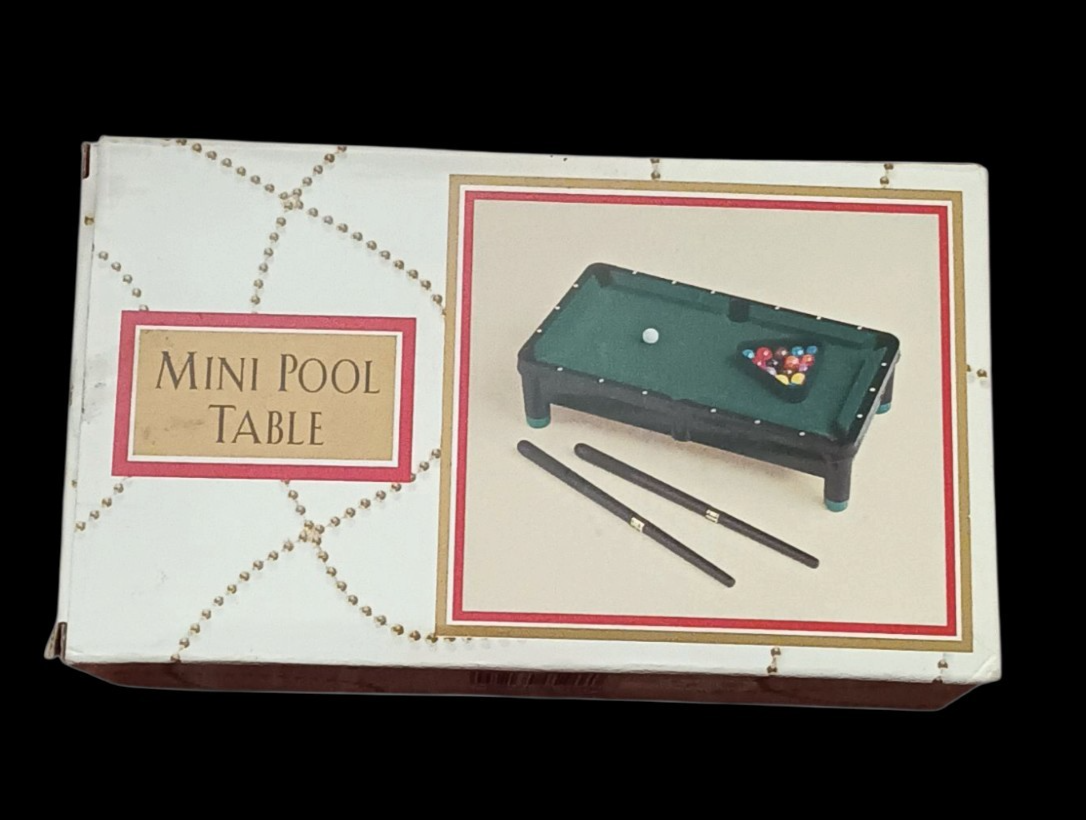 Novelty Desktop Miniature Pool Table Office Fun Gift for Boss - Main Image