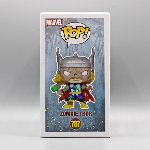 Funko Pop! Marvel Zombies, Zombie Thor GITD EE Exclusive #787, new unopened box - Picture 3 of 3
