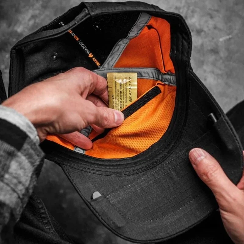 Wazoo Cache Cap Hat w/ Hidden Pockets Adjustable Baseball Cap Hat for Men, Women - Image 4 of 4