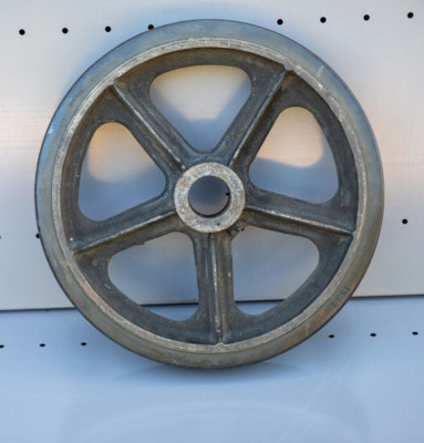 15'' HUGE Large Mighty Super   5 Spoke Rubber on Cast Iron Wheel Super Heavy Duty