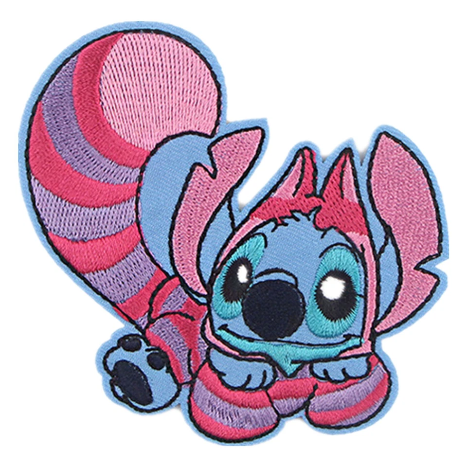 Stitch and Angel lron on Patches 19 Pieces, Morale Patches for Clothing Jeans - Image 2 of 4