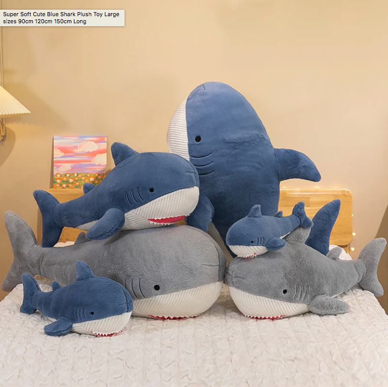 Large Soft Shark Toy BLÅHAJ Soft Toy, Shark, 100 Cm IKEA UK