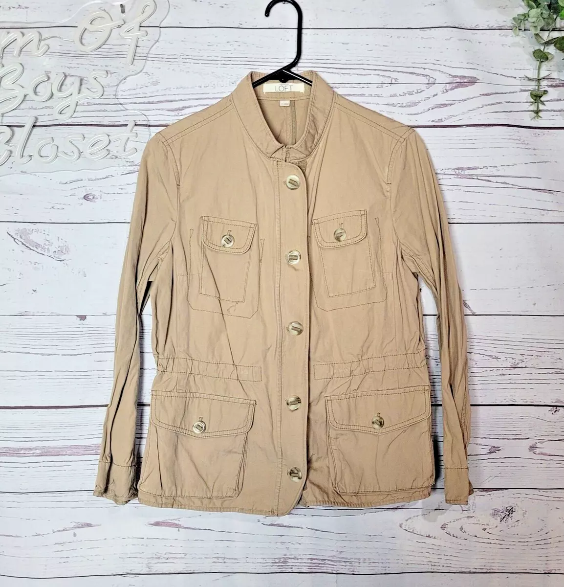 Ann taylor loft utility best sale jacket