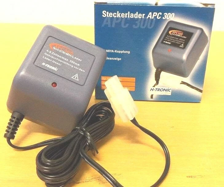 Akku Ladegerät für RC Modell mit Tamiya KUPPLUNG - FÜR 4 - 6 UND 8 Zellen geeign