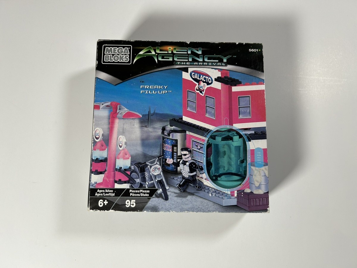SEALED Mega Bloks 5601 Alien Agency The Arrival “Freaky Fill-up