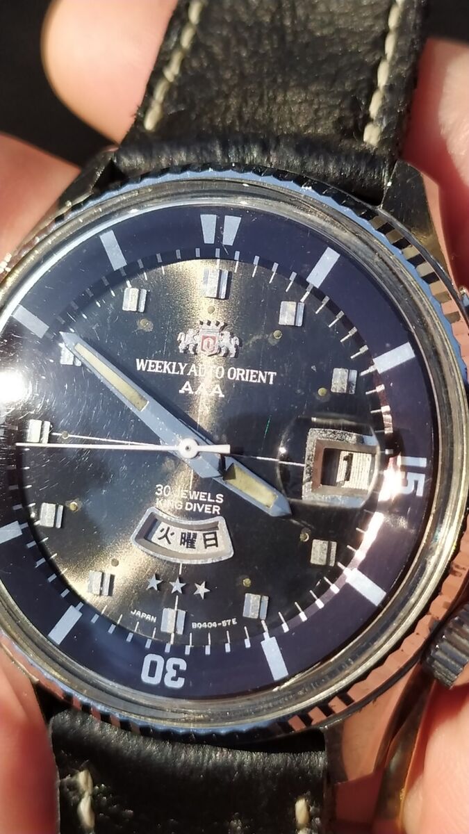 Very Rare Orient Weekly Auto AAA 30J Kanji King Diver. Good Very Rare Orient Weekly Auto AAA 30J Kanji King Diver. Good