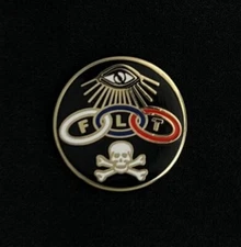 Odd Fellows Round Pin I.O.O.F. (FLT-3)