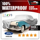 FORD FAIRLANE CROWN VICTORIA 2-Door 1955-1956 CAR COVER - 100% Waterproof
