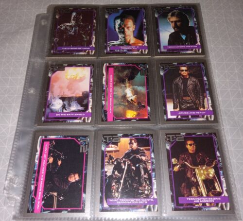 1991 Terminator 2 T2 Sammelkarten 1-140 Set & 300+ Doppel Vintage Top - Bild 2 von 5