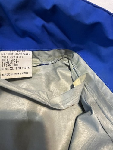 Giacca antipioggia Performance Cycling Wear Gore-Tex Blu Reale Vintage XL Uomo - Foto 18 di 21
