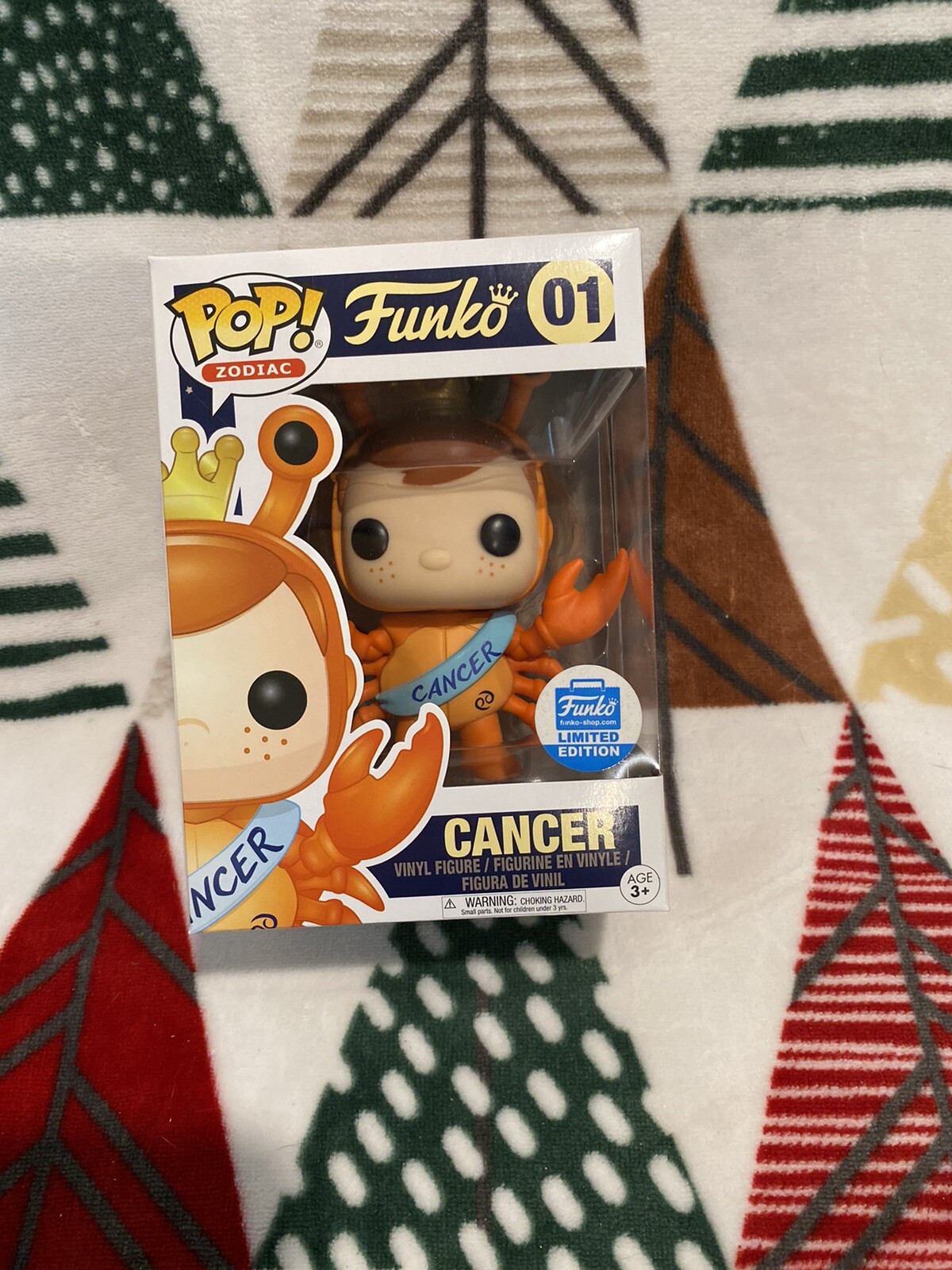 Funko Pop! Vinilo: Freddy Funko - Cáncer - Funko.com (Exclusivo) Raro Con Protector